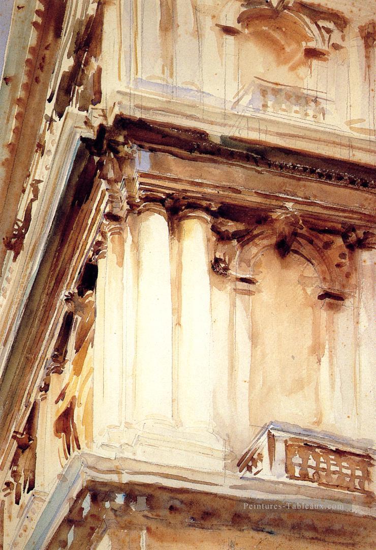 Palazzo Corner della CaGrande John Singer Sargent Peintures à l'huile